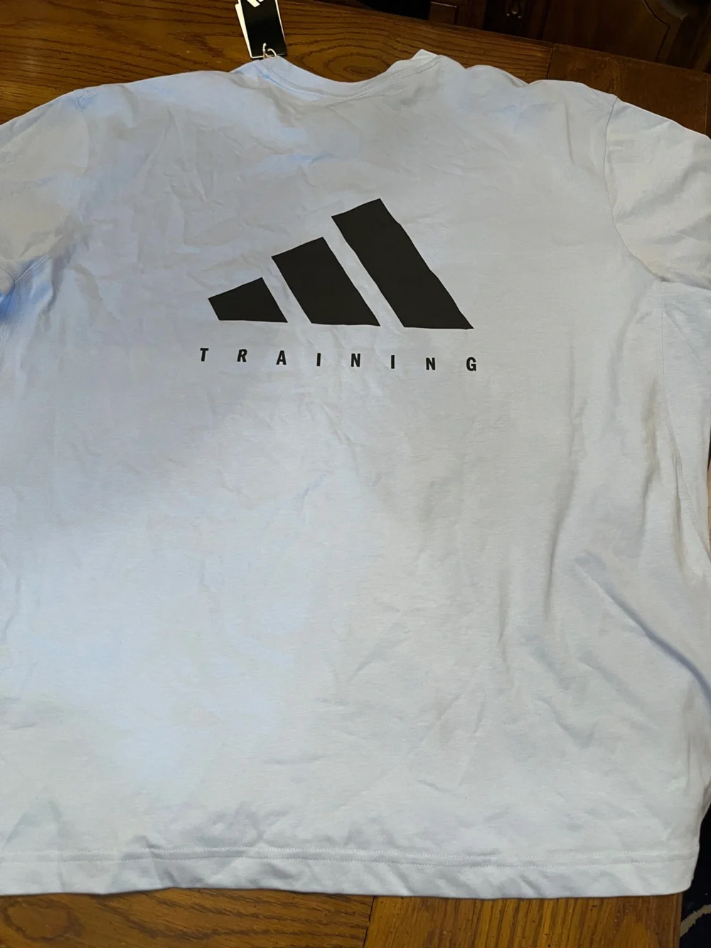 adidas Light Blue Men’s Oversized Crewneck Tee, size‎ XL, NWT